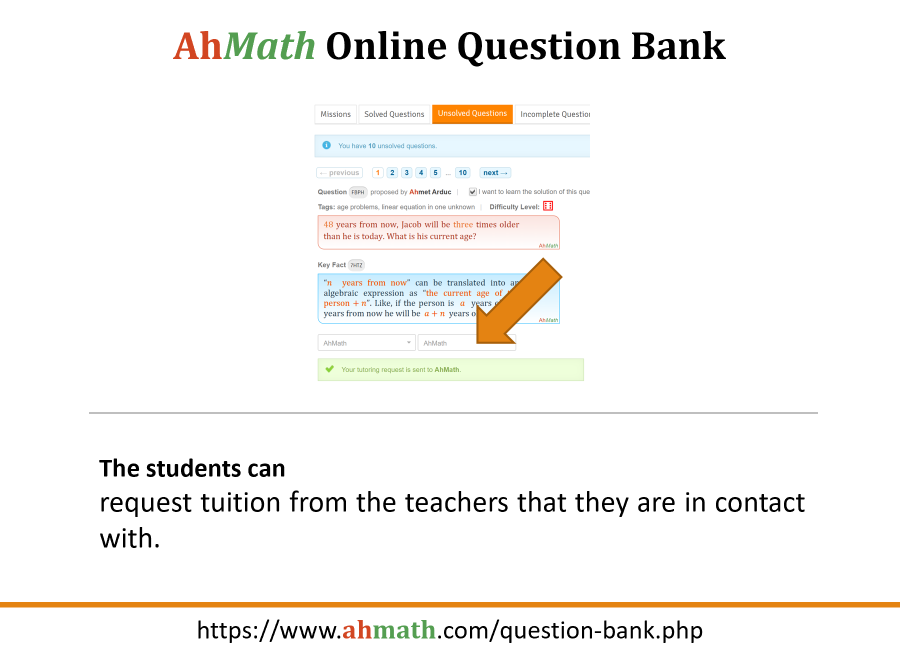 AhMath Online Question Bank Introduction page 18